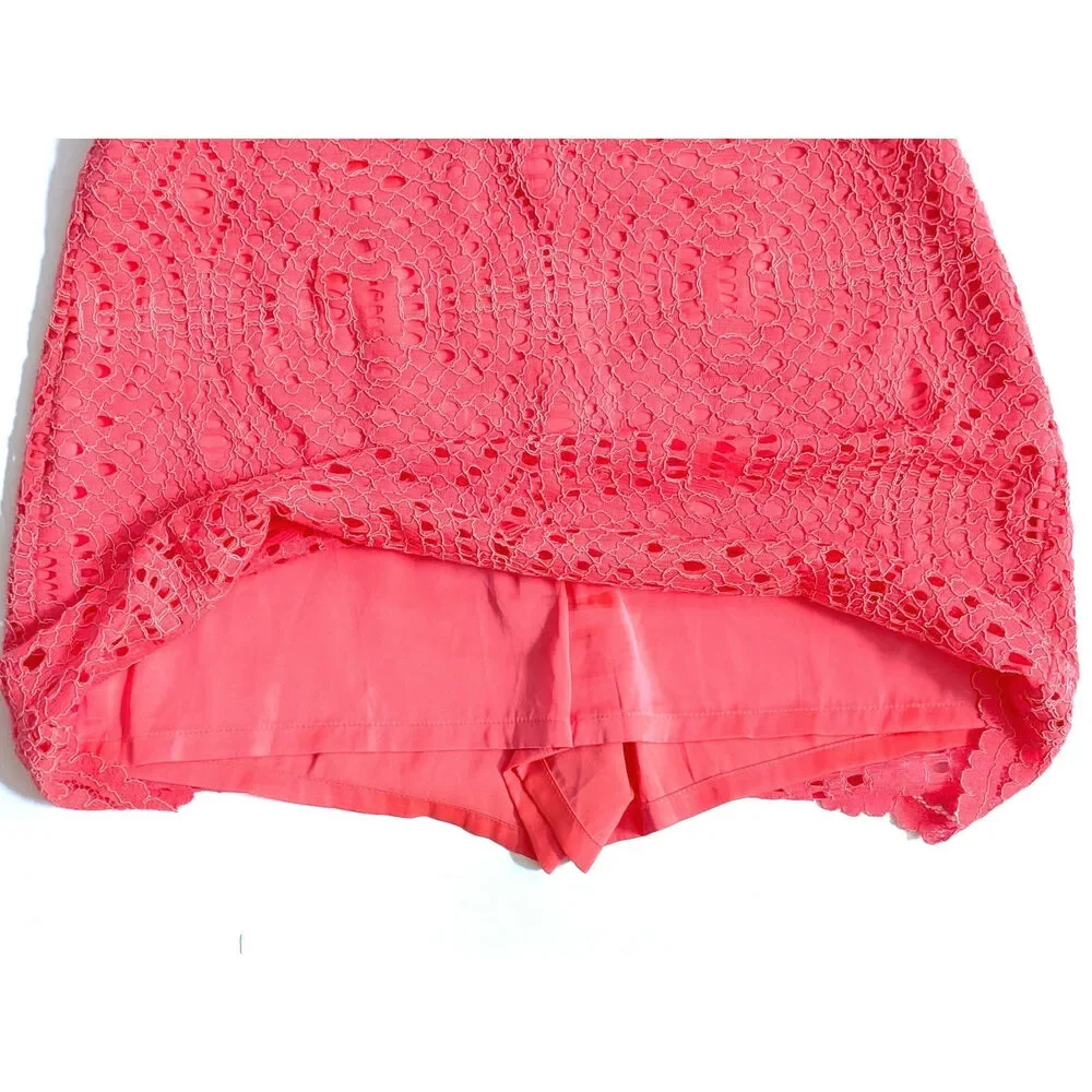Lilly Pulitzer Alice Skort | Coral Pink Eyelet Stretch | Women's 0